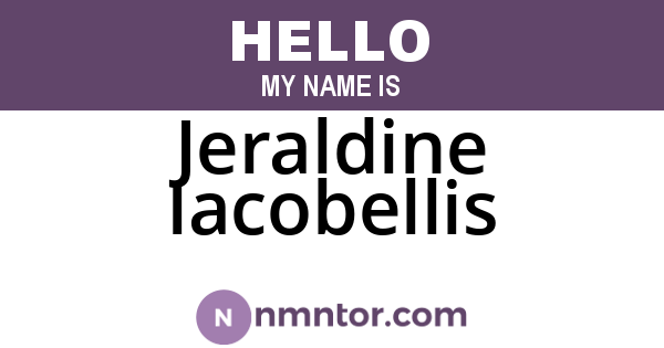 Jeraldine Iacobellis