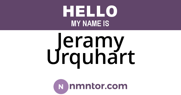 Jeramy Urquhart