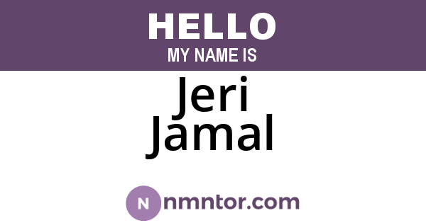 Jeri Jamal