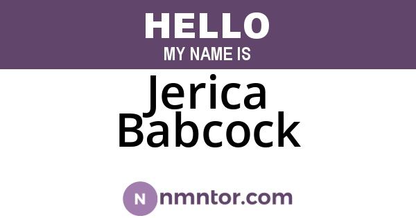 Jerica Babcock