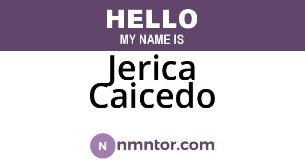 Jerica Caicedo