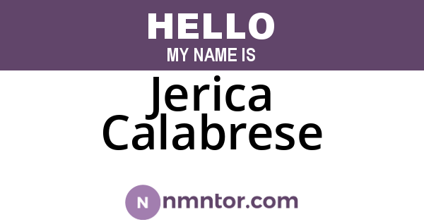 Jerica Calabrese