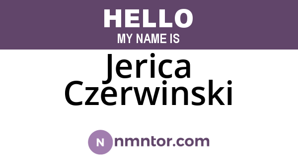 Jerica Czerwinski