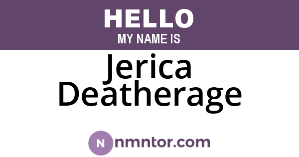 Jerica Deatherage