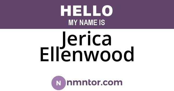 Jerica Ellenwood