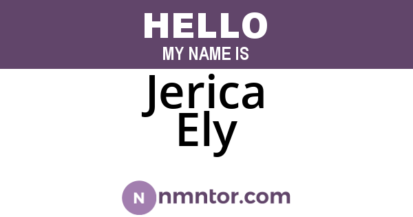 Jerica Ely