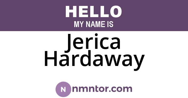 Jerica Hardaway