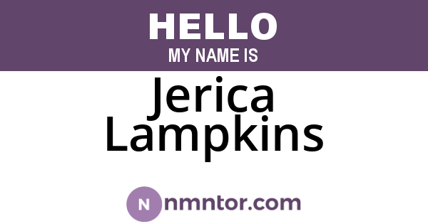 Jerica Lampkins