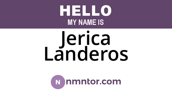 Jerica Landeros