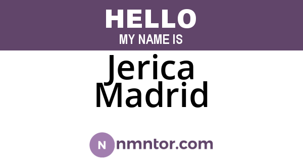 Jerica Madrid