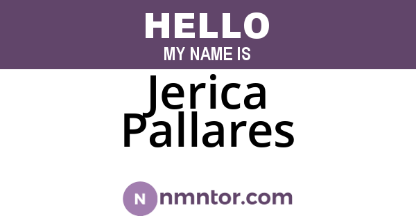 Jerica Pallares