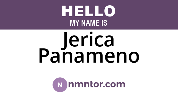 Jerica Panameno