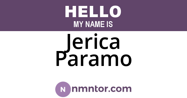 Jerica Paramo