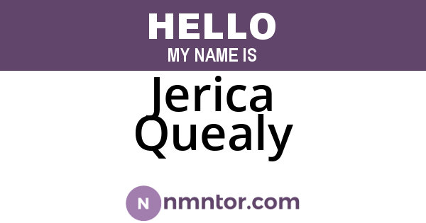 Jerica Quealy