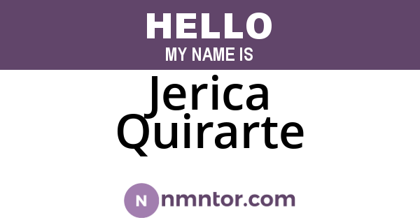 Jerica Quirarte