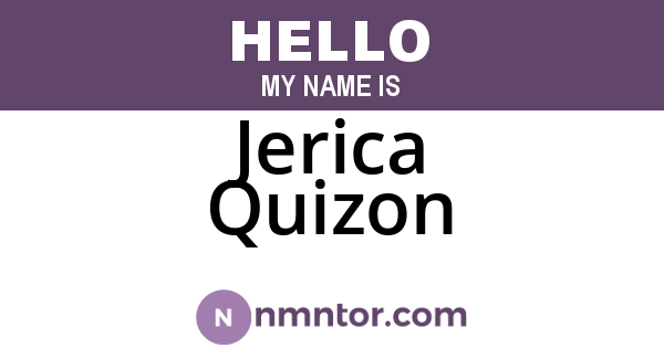 Jerica Quizon