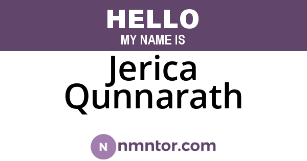 Jerica Qunnarath