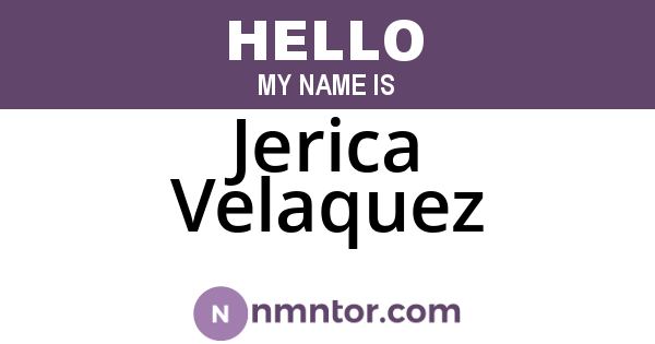 Jerica Velaquez