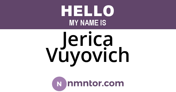 Jerica Vuyovich