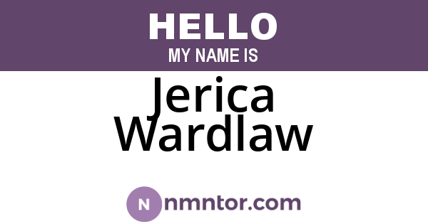 Jerica Wardlaw