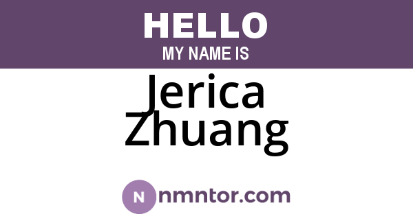 Jerica Zhuang