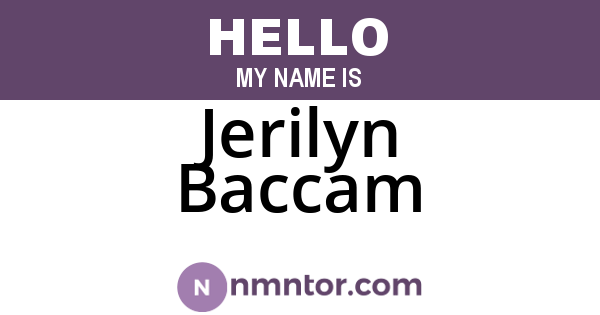 Jerilyn Baccam