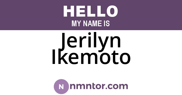 Jerilyn Ikemoto
