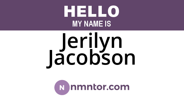 Jerilyn Jacobson