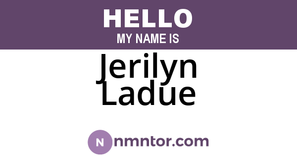 Jerilyn Ladue