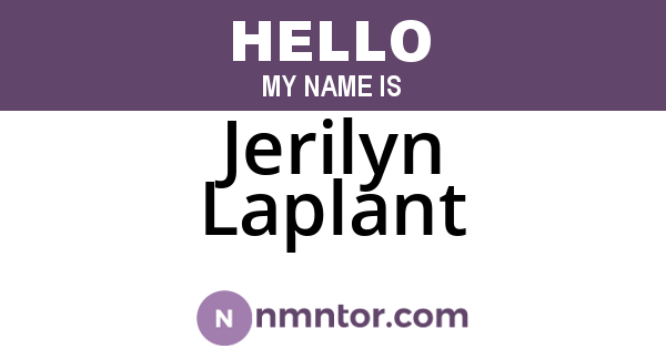 Jerilyn Laplant