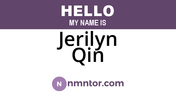 Jerilyn Qin