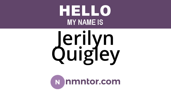 Jerilyn Quigley