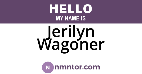 Jerilyn Wagoner