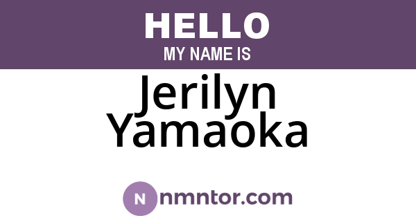 Jerilyn Yamaoka