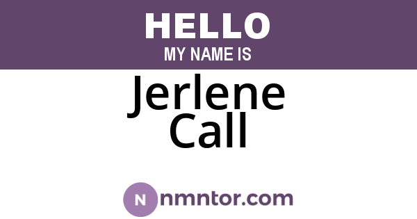Jerlene Call