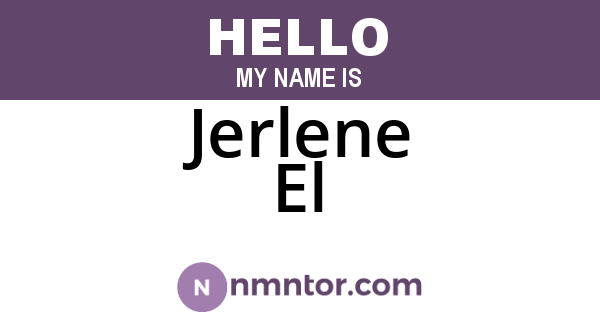 Jerlene El