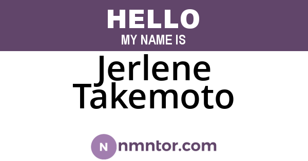 Jerlene Takemoto