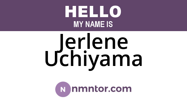Jerlene Uchiyama