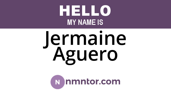 Jermaine Aguero