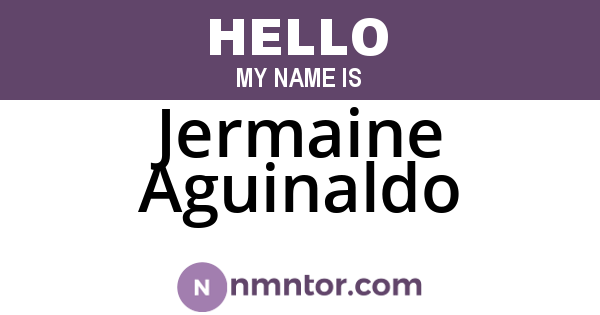 Jermaine Aguinaldo