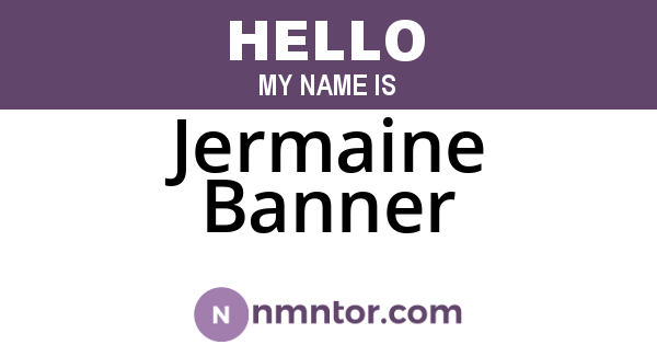 Jermaine Banner