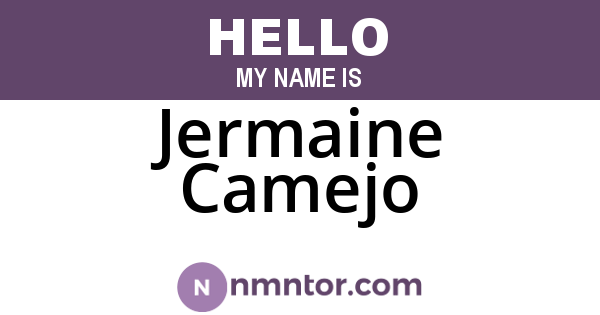 Jermaine Camejo