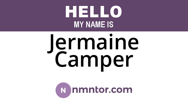 Jermaine Camper