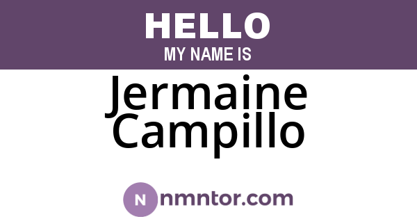 Jermaine Campillo