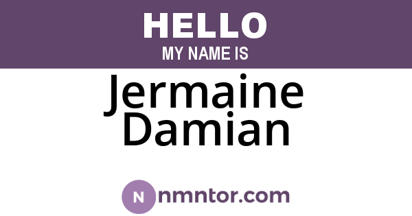 Jermaine Damian