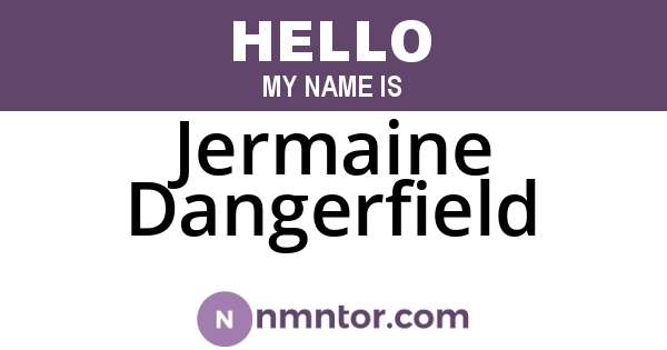 Jermaine Dangerfield