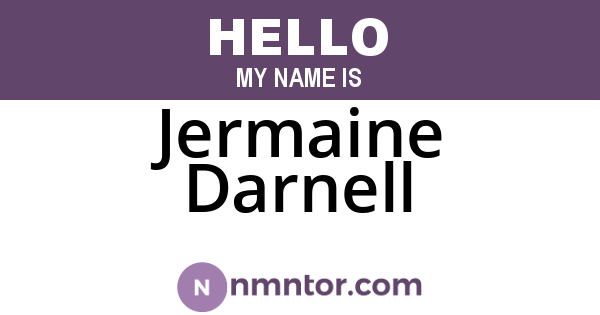 Jermaine Darnell