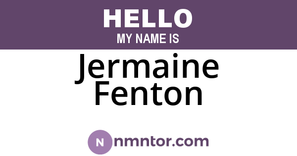 Jermaine Fenton