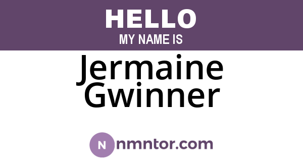 Jermaine Gwinner
