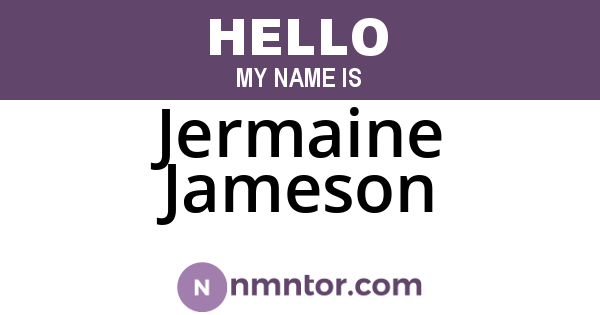 Jermaine Jameson